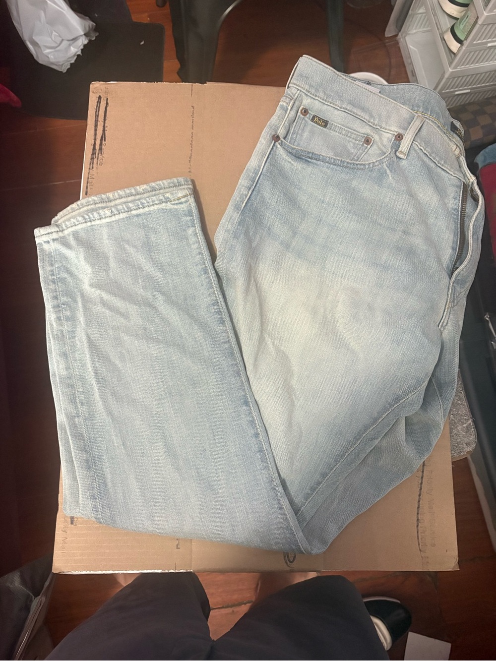 Polo by Ralph Lauren Light Blue Straight Jeans 36x30